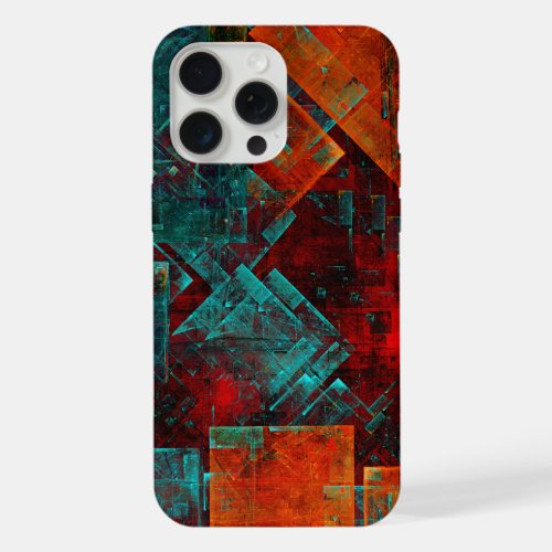 Abstract Modern Colourful Cool Artistic Pattern iPhone 15 Pro Max Case