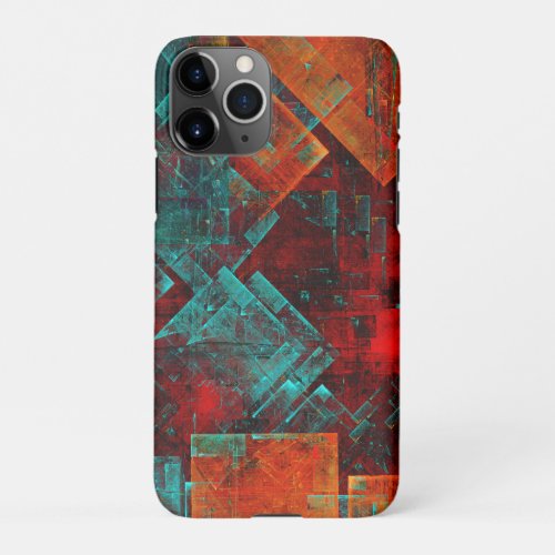 Abstract Modern Colourful Cool Artistic Pattern iPhone 11Pro Case