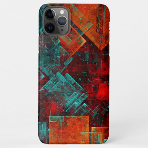 Abstract Modern Colourful Cool Artistic Pattern iPhone 11Pro Max Case