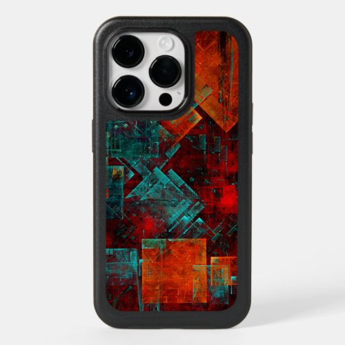 Abstract Modern Colourful Cool Artistic Pattern OtterBox iPhone 14 Pro Case