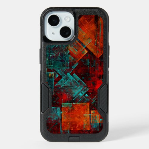 Abstract Modern Colourful Cool Artistic Pattern iPhone 15 Case
