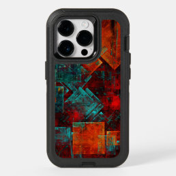 Abstract Modern Colourful Cool Artistic Pattern OtterBox iPhone 14 Pro Case