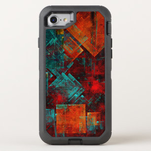 Abstract Modern Colourful Cool Artistic Pattern OtterBox Defender iPhone SE/8/7 Case