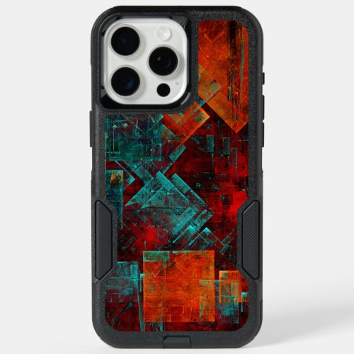 Abstract Modern Colourful Cool Artistic Pattern iPhone 15 Pro Max Case