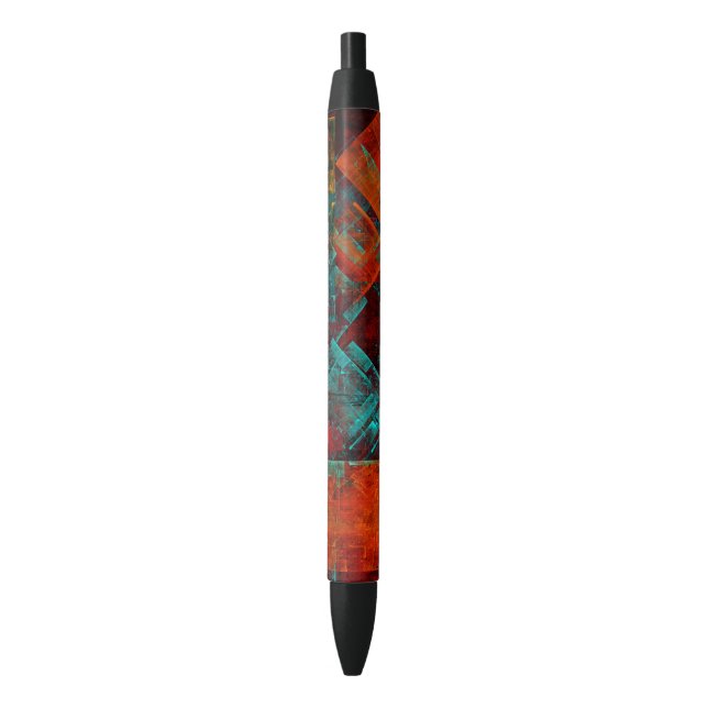 Abstract Modern Colourful Cool Artistic Pattern Pen (Front Vertical)