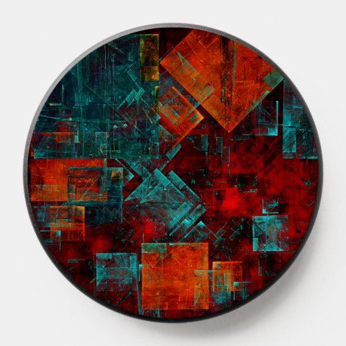 Abstract Modern Colourful Cool Artistic Pattern PopSocket
