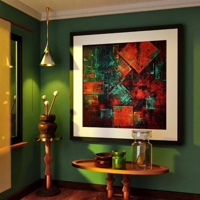 Abstract Modern Colourful Cool Artistic Pattern Poster (Abstract Modern Colourful Cool Artistic Pattern Poster)