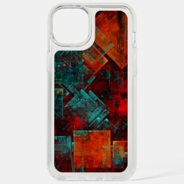 Abstract Modern Colourful Cool Artistic Pattern iPhone 15 Plus Case