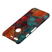 Abstract Modern Colourful Cool Artistic Pattern Uncommon Google Pixel Case (Top)