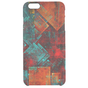 Abstract Modern Colourful Cool Artistic Pattern Clear iPhone 6 Plus Case