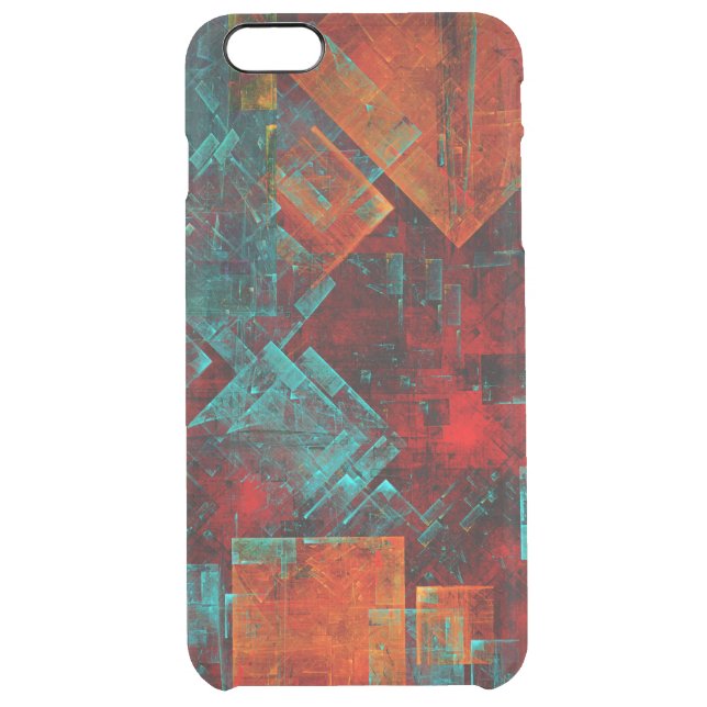 Abstract Modern Colourful Cool Artistic Pattern Uncommon iPhone Case (Back)