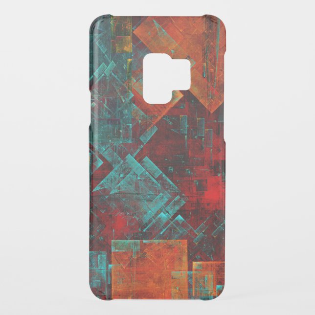 Abstract Modern Colourful Cool Artistic Pattern Uncommon Samsung Galaxy Case (Back)