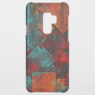 Abstract Modern Colourful Cool Artistic Pattern Uncommon Samsung Galaxy S9 Plus Case