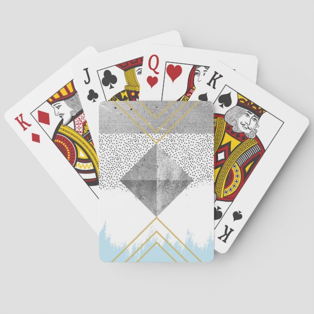 Abstract Modern Design Poker Cards (Back)
