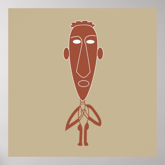 abstract modern drawing art  poster (Front)