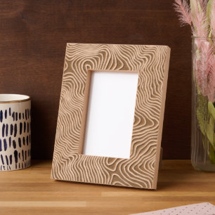 Abstract Modern Elegant Masculine Cool Fun Trippy Engraved Frames