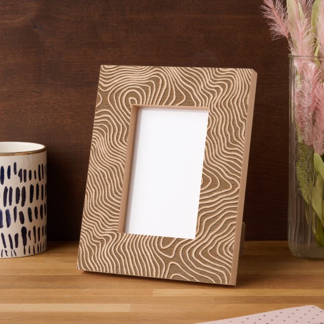 Abstract Modern Elegant Masculine Cool Fun Trippy Engraved Frames (Left)