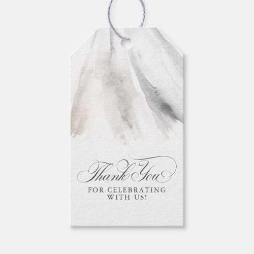 Abstract Modern Elegant Thank You Gift Tags