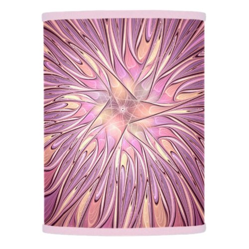 Abstract Modern Floral Fractal Art Berry Colors Lamp Shade