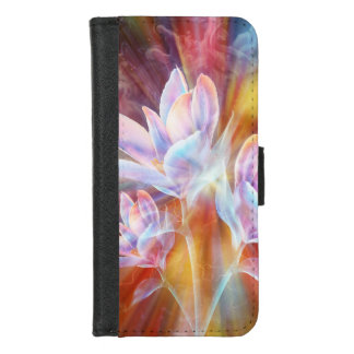 Abstract Modern Flowers artwork iPhone 8/7 Wallet Case