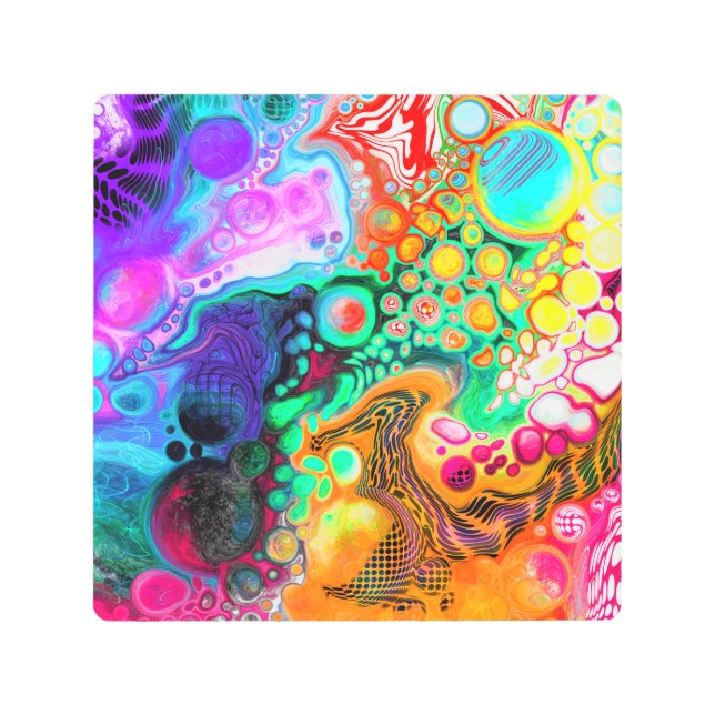  Abstract Modern Fluid Art   (Front)