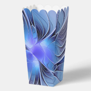 Abstract Modern Fractal Art Lavender Blue Favor Boxes