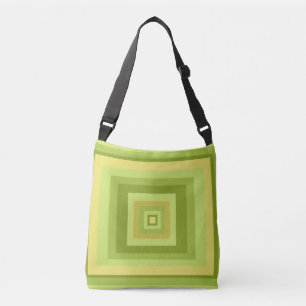 Abstract modern geometric art crossbody bag
