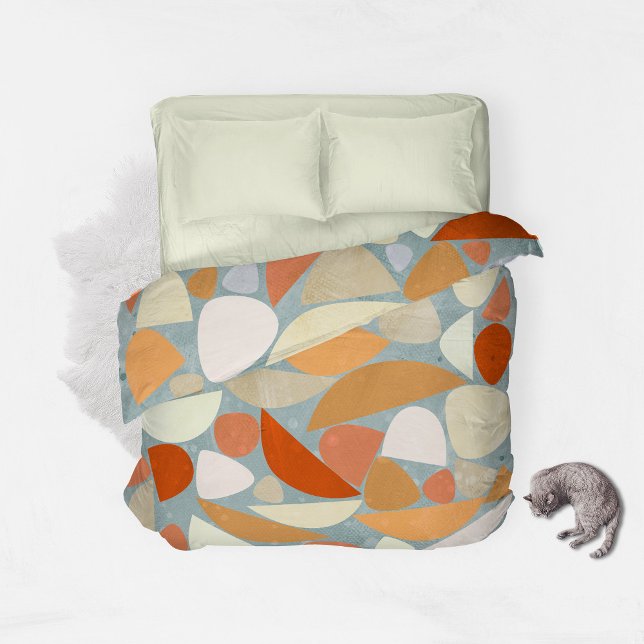 Abstract Modern Geometric Art Duvet Cover (Creator Uploaded)