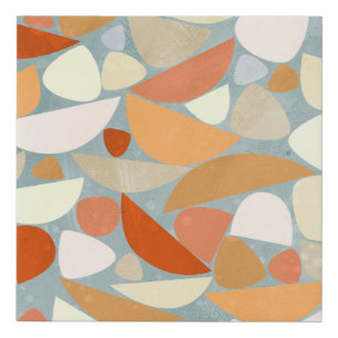 Abstract Modern Geometric Art Faux Canvas Print