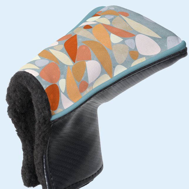 Abstract Modern Geometric Art Golf Head Cover (Abstract modern geometric art golf head cover)