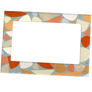 Abstract Modern Geometric Art Magnetic Frame