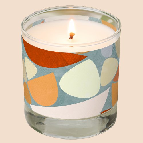 Abstract Modern Geometric Art Scented Candle