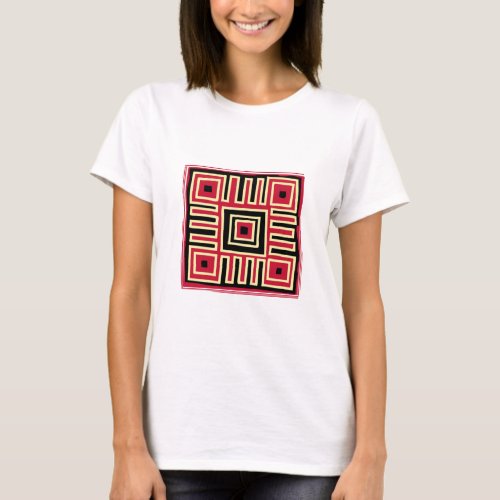 Abstract modern geometric art T_Shirt