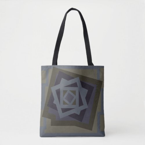 Abstract modern geometric art tote bag