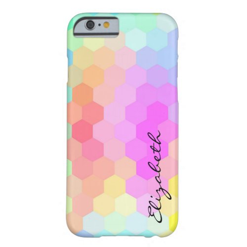 Abstract Modern Geometric Background 2 Barely There iPhone 6 Case