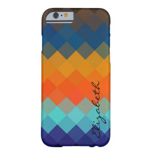 Abstract Modern Geometric Background 3 Barely There iPhone 6 Case