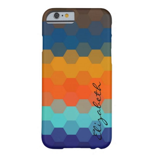 Abstract Modern Geometric Background 4 Barely There iPhone 6 Case