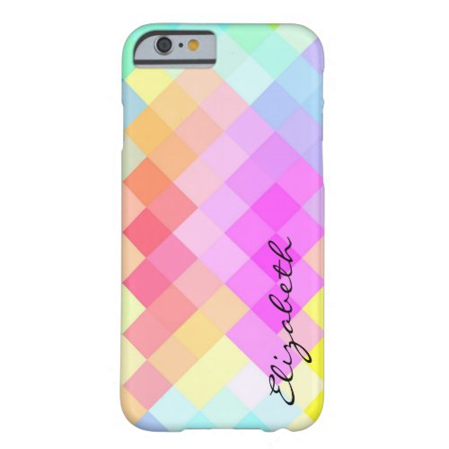 Abstract Modern Geometric Background Barely There iPhone 6 Case