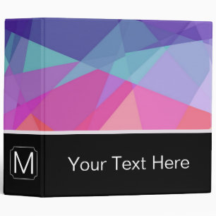 Abstract Modern Geometric Pattern 2 Binder