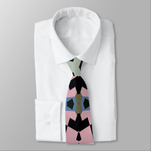 Abstract Modern Geometric Pattern  Neck Tie