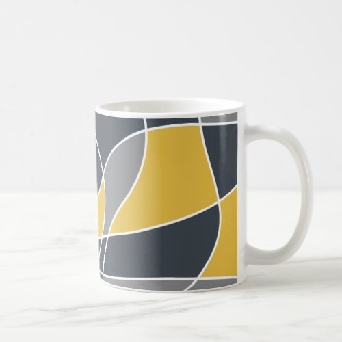 Abstract modern geometric trendy pattern coffee mug
