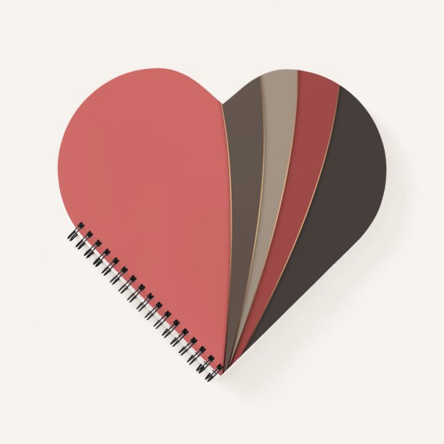 Abstract modern geometrical simple print notebook (Front)