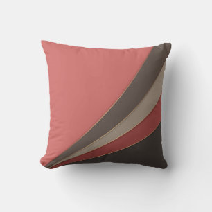 Abstract modern geometrical simple print throw pillow