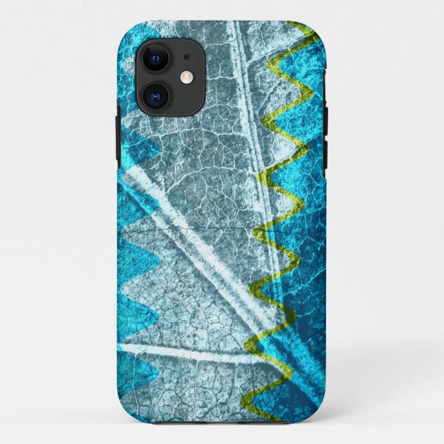 Abstract Modern Leaf Pastel #3 Case-Mate iPhone Case (Back)