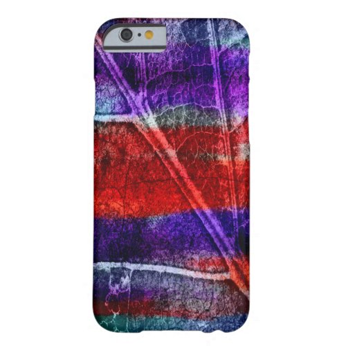 Abstract Modern Leaf Pastel Barely There iPhone 6 Case