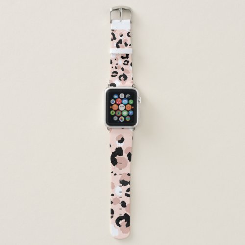 Abstract modern leopard seamless pattern Animals  Apple Watch Band