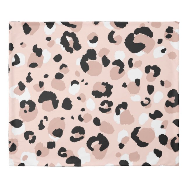 Abstract modern leopard seamless pattern. Animals  Duvet Cover (Front)