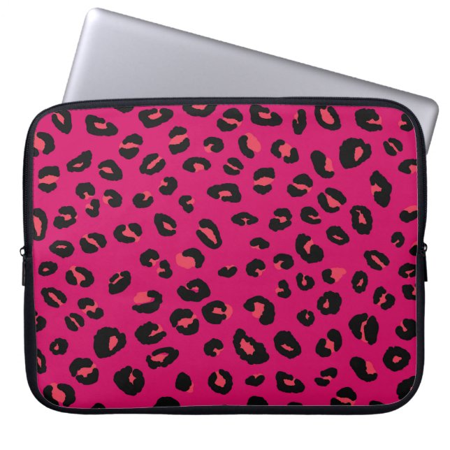 Abstract modern leopard seamless pattern. Animals  Laptop Sleeve (Front)
