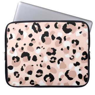 Abstract modern leopard seamless pattern. Animals  Laptop Sleeve