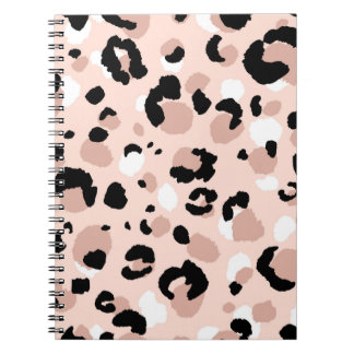 Abstract modern leopard seamless pattern. Animals  Notebook